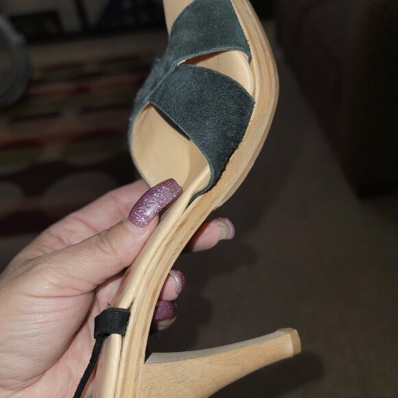 Michael Kors Lace Up High Heel Sandals - Picture 12 of 13